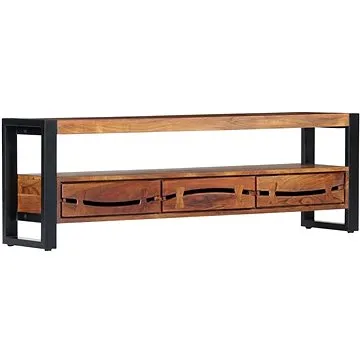 SHUMEE 140 × 30 × 45 cm masivní akáciové dřevo (247736)