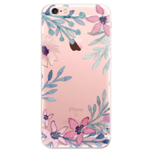 Odolné silikonové pouzdro iSaprio - Leaves and Flowers - iPhone 6 Plus/6S Plus