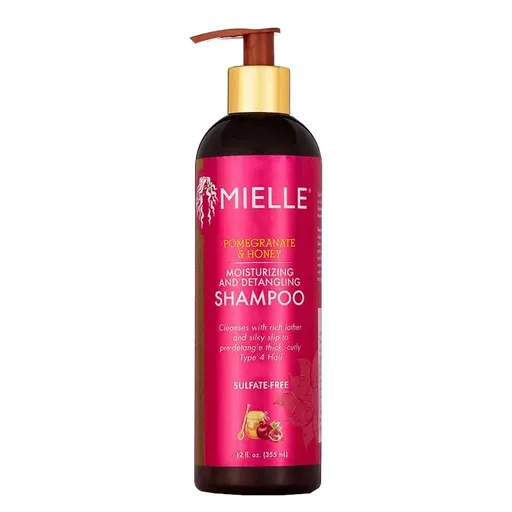 Mielle Hydratační šampon pro snadné rozčesávání vlasů Pomegranate & Honey (Moisturizing and Detangling Shampoo) 355 ml