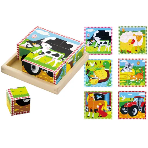 Studo Wood Dřevěné kostky farma