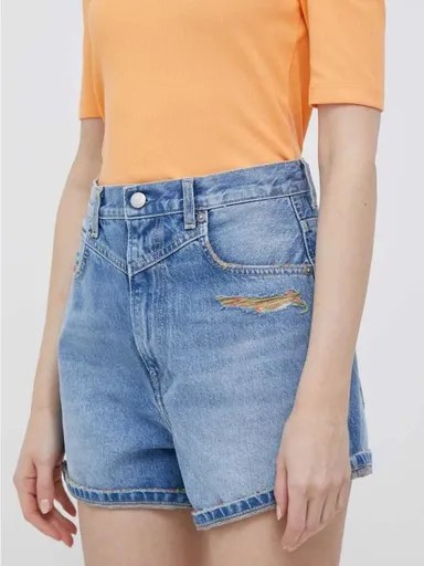 Pepe Jeans dámské modré džínové šortky PL801039000 29