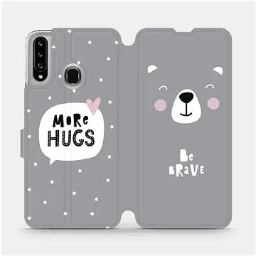 Flipové pouzdro na mobil Samsung Galaxy A20S - MH06P Be brave - more hugs (5903516398560)