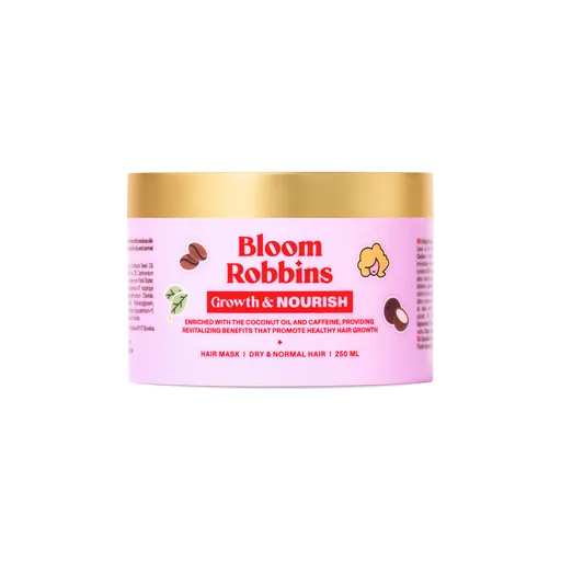 Bloom Robbins Growth & nourish mask - maska pro růst vlasů s kofeinem 250 mll