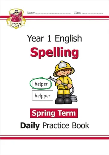 KS1 Spelling Year 1 Daily Practice Book: Spring Term - CGP Books