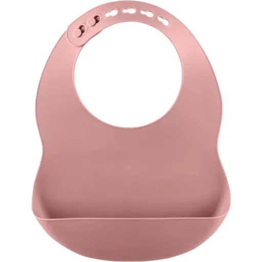 Zopa Silicone Bib Pastel bryndák Old Pink 1 ks
