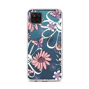 TopQ Samsung A12 silikon Flowers 55819 (Sun-55819)