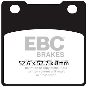 EBC Brzdové destičky FA161V (FA161V)