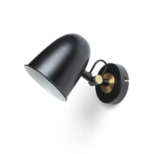 RED - DESIGN RENDL RENDL DANNY nástěnné svítidlo černá mosaz 230V E14 5W R14186