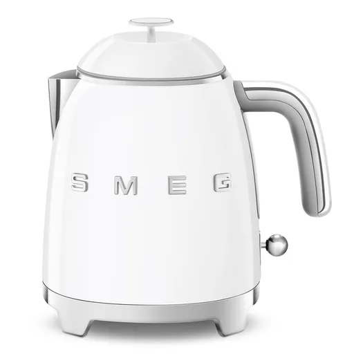 Smeg KLF05WHEU, mini rychlovarná konvice, 0, 8 l / 3 šálky, 1400 W, styl 50. let, bílá
