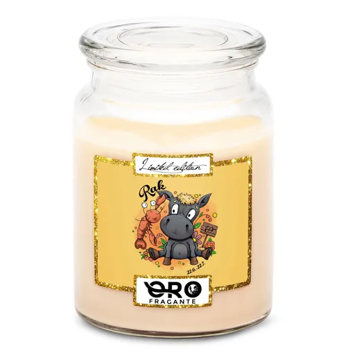 Svíčka Koňská znamení – rak (Vůně svíčky: Vanilka)