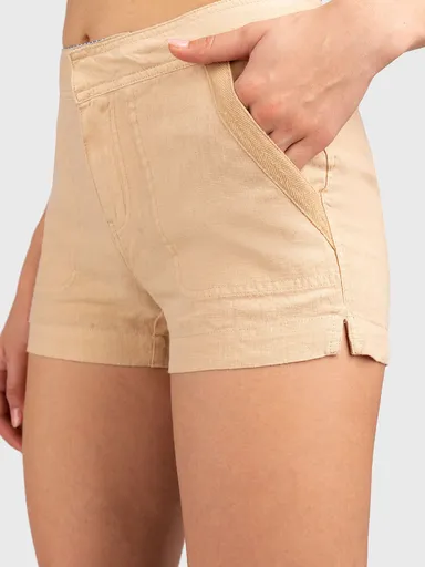 Guess dámské béžové šortky W4RD89WCWA0 XS