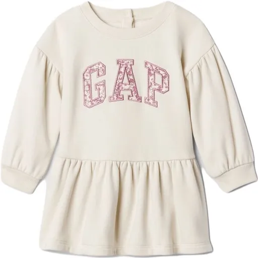 GAP BABY Dívčí šaty, béžová, velikost