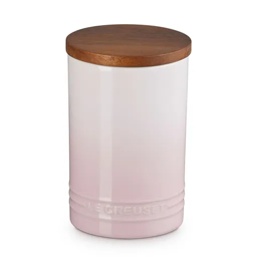 Dóza na potraviny SIGNATURE 770 ml, SHELL PINK, kamenina, Le Creuset