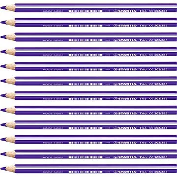 STABILO Trio silná - 12 ks balení - modrofialová (4006381343978)