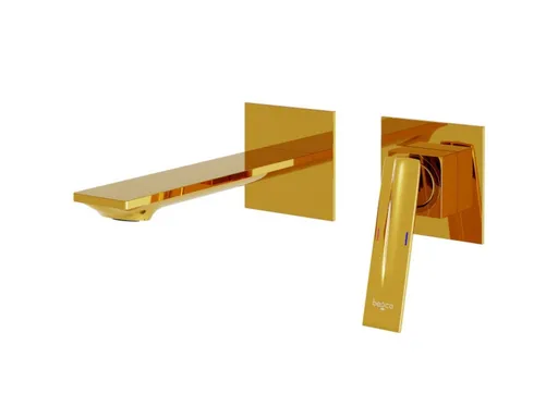 BESCO Podomítková umyvadlová baterie ASPIRA zlatá BABUASZL