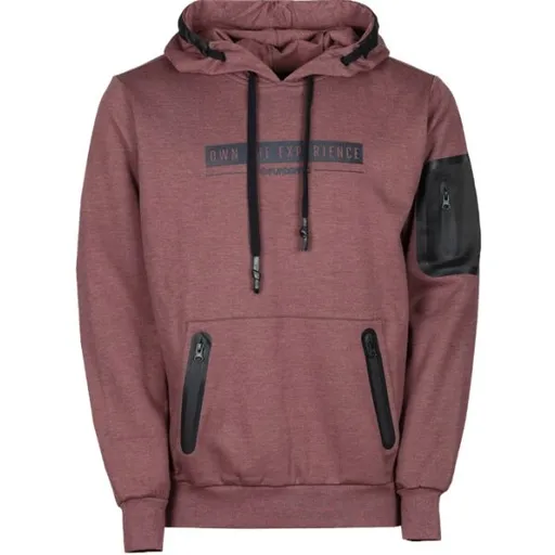 FUNDANGO FORCE Pánská mikina, vínová, velikost