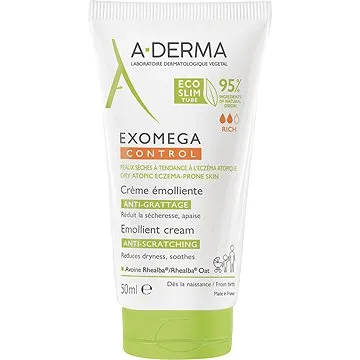 A-DERMA Exomega Control Emolienční krém pro suchou kůži se sklonem k atopii 50 ml (3282770149661)