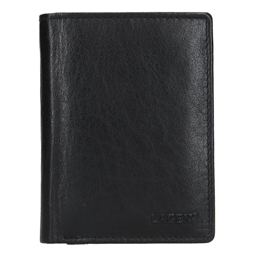 Pánská kožená peněženka Lagen Liam - černá