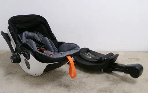 KIDDY Autosedačka Evoluna i-size 2 + Isofix základna 40-83 cm Grey Mel.-Safe Orange