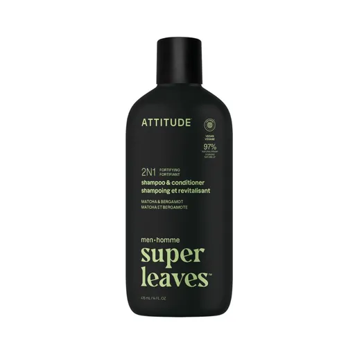 ATTITUDE Pánský šampon a kondicionér 2v1 Matcha & Bergamot 415 ml