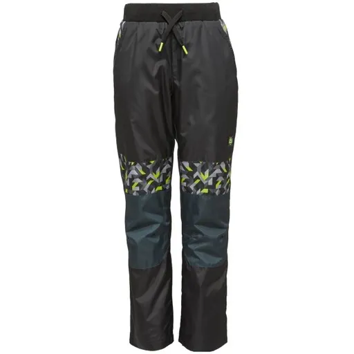 Lewro DORJI Dětské zateplené kalhoty, černá, velikost 140-146