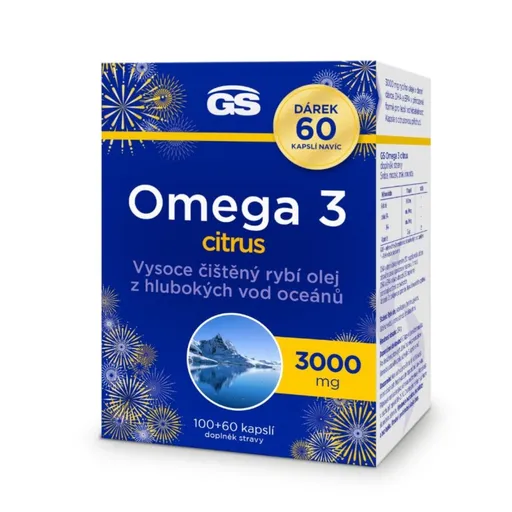 GreenSwan GS Omega 3 citrus 100 + 60 kapslí ZDARMA