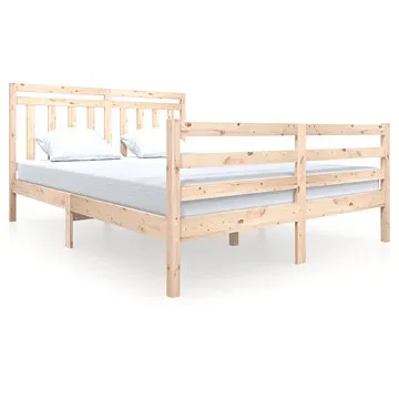 Rám postele masivní dřevo 150 × 200 cm King Size, 3100659 (3100659)