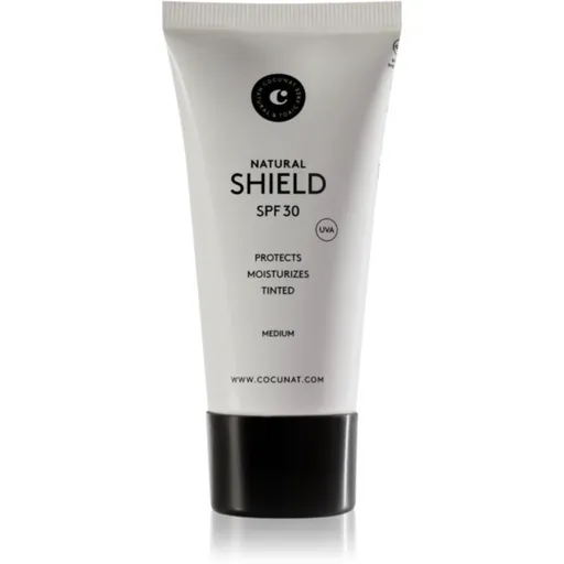 Cocunat Natural Shield ochranný tónovací krém na obličej SPF 30 50 ml