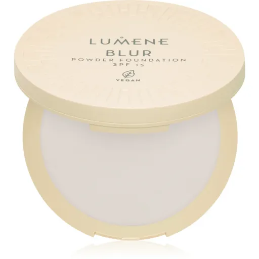 Lumene Blur kompaktní pudr a make-up 2 v 1 SPF 15 odstín No. 0 10 g
