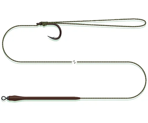 Madcat návazec standard pellet rig suspending - 0,95 mm 65 cm 2/0