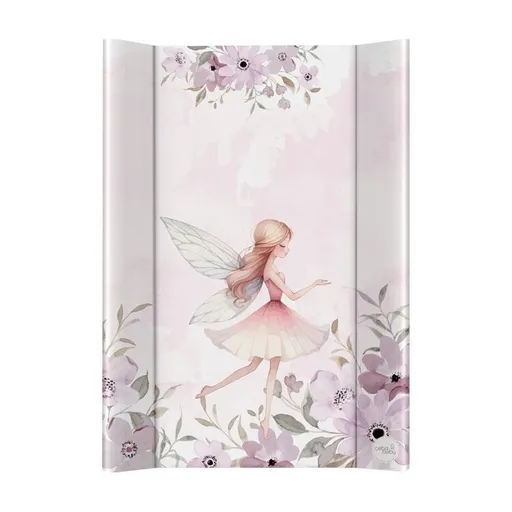 CEBA BABY Podložka přebalovací 2-hranná s pevnou deskou (50x70) Basic Meadow Fairy