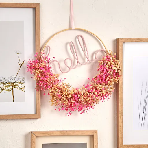 Květinový věnec Hello