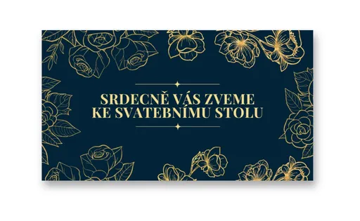 Personal Uvítací tabule - Orient Gold