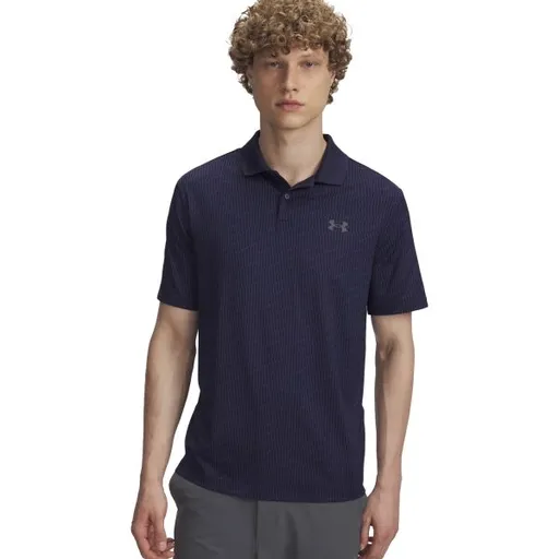 Under Armour PERFORMANCE 3.0 DEUCES POLO Pánské golfové polotričko, tmavě modrá, velikost L