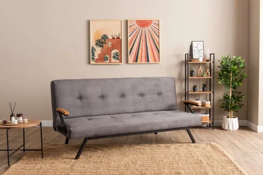 Trojmístná rozkládací pohovka Zven - Grey