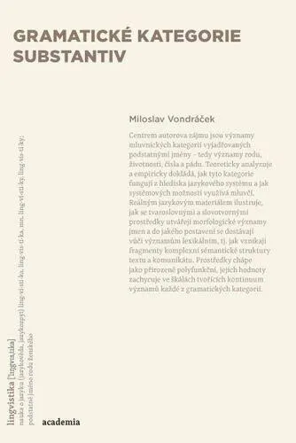 Gramatické kategorie substantiv - Vondráček Miloslav