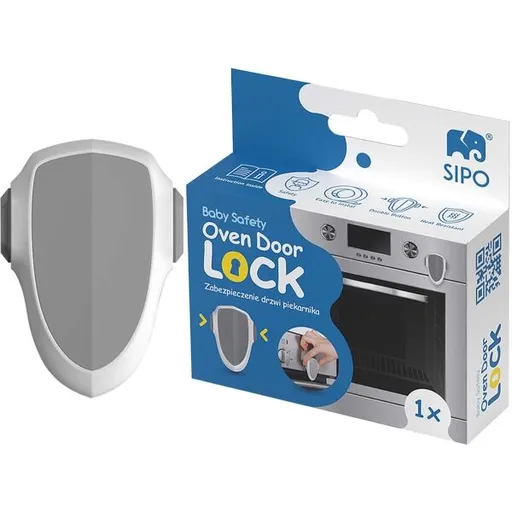 Sipo SAFETY LOCK Bezpečnostní zámek na dvířka trouby, bílá, velikost