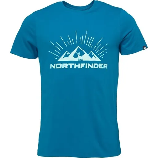 Northfinder BLAZH Pánské tričko, modrá, velikost