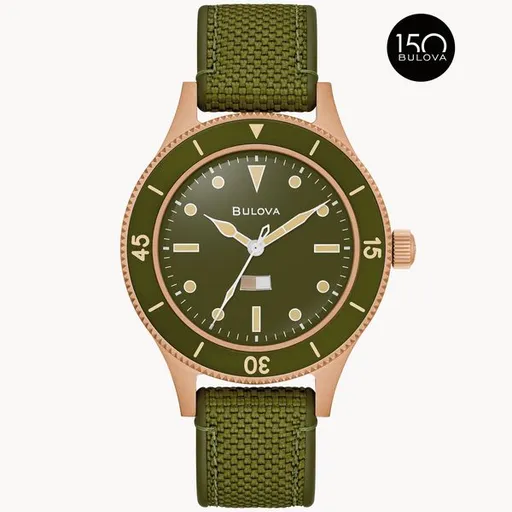 Bulova Mil-Ships 98A324 Bronze 150th Anniversary