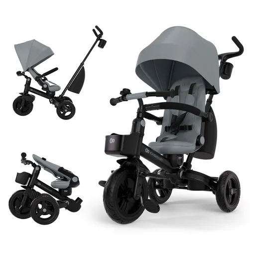 KINDERKRAFT Tříkolka Aveo 2 Plus Grey