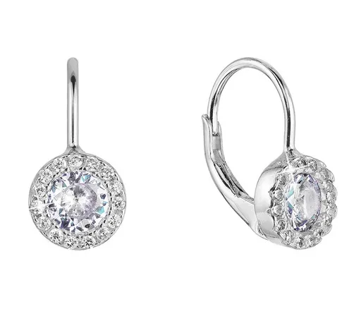 Evolution Group - Pavona Slušivé dívčí náušnice se zirkony 11475.1 crystal