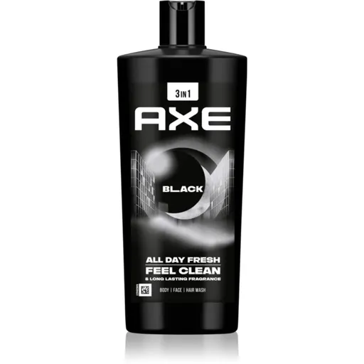 Axe Black sprchový gel na obličej, tělo a vlasy 700 ml