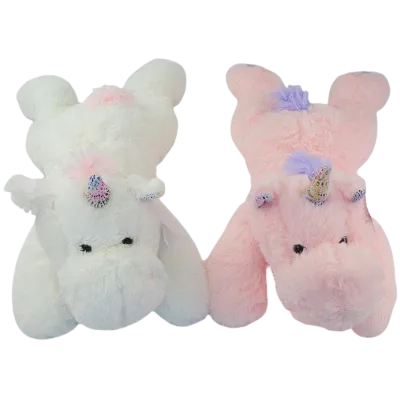 Plyšový jednorožec ležící 62 cm