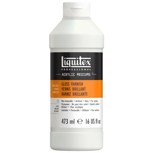 Lak pro akryl Liquitex lesklý 473ml