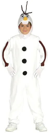 Guirca Dětský kostým sněhulák Olaf - chlapecký Velikost - děti: S: 101-109 cm