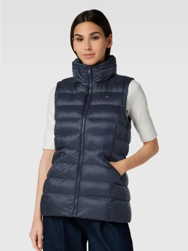 Tommy Hilfiger dámská tmavě modrá prošívaná vesta WW0WW39582 XS