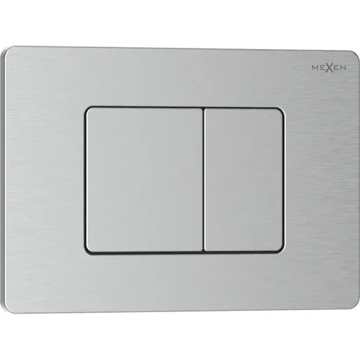 MEXEN Tex 05 splachovací tlačítko, inox 6105-10