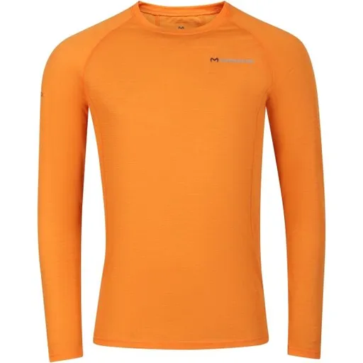 PROGRESS MA NDR 125 Pánské merino triko s dlouhým rukávem, oranžová, velikost