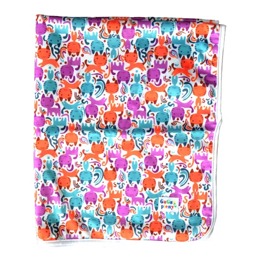 GaGa's pleny Dětská deka Barevné kočky