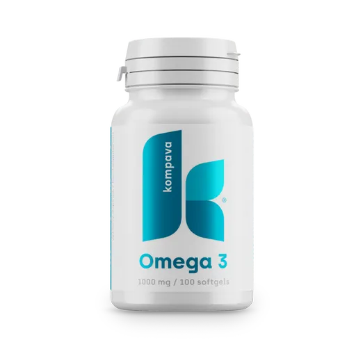KOMPAVA Omega-3 mastné kyseliny 1000 mg 100 kapslí